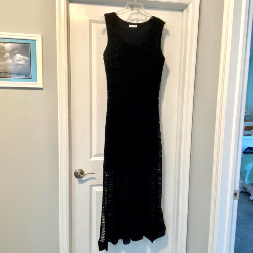 NY & Co crochet styled maxi dress